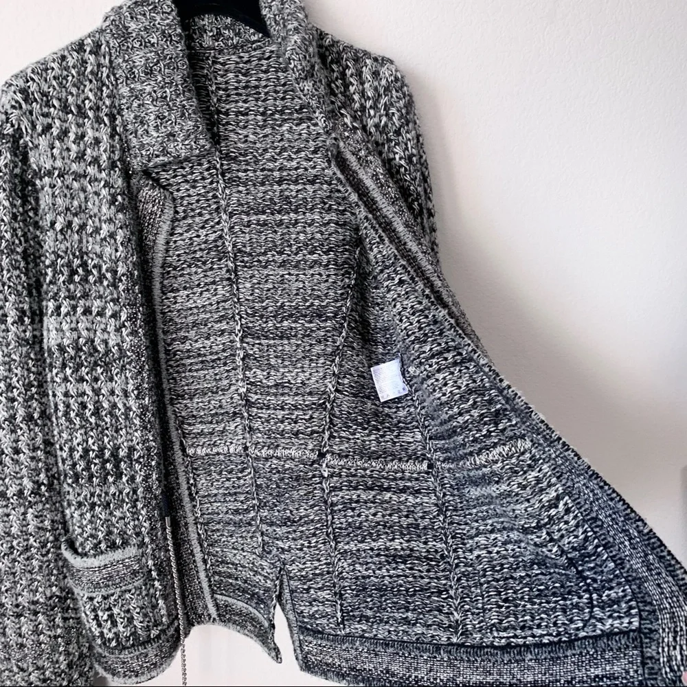 Chanel oversized crystal cashmere silk wool long cardigan cc logo